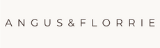 Logo of Angus & Florrie on a white background